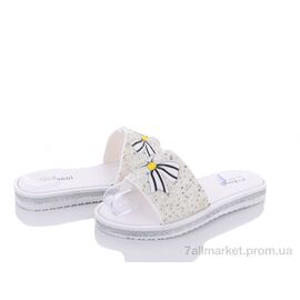 Фотография Шлепки женские облегченные Лето A2 білий (12 пар р.36-41) "Lion" недорого оптом от прямого поставщика