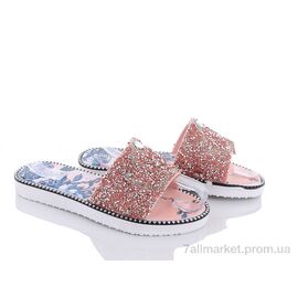 Фотография Шлепки женские облегченные Лето A8 рожевий (12 пар р.36-41) "Lion" недорого оптом от прямого поставщика