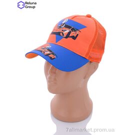 Фотография Кепка детская Лето FD001-10 orange (3 шт. р.сетка ) "Reluna Group" недорого оптом от прямого поставщика