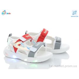 Сандалії дитячі літні Літо L6569-2 LED (8 пар р.26-31) "BBT" недорого оптом від прямого постачальника