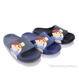 Шльопанці чоловічі пляжні Літо M3311 mix (12 пар р.40-45) "Deshman" недорого оптом від прямого постачальника