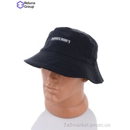 Панама чоловіча Літо NX003-4 black (2 шт. р.сітка) "Reluna Group" недорого оптом від прямого постачальника