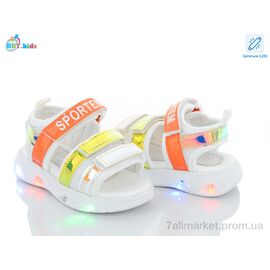 Босоніжки дитячі літні Літо L6566-2 LED (8 пар р.21-26) "BBT" недорого оптом від прямого постачальника