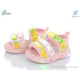 Босоніжки дитячі літні Літо L6566-3 LED (8 пар р.21-26) "BBT" недорого оптом від прямого постачальника