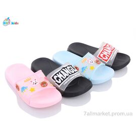 Фотография Шлепки детские летние Лето A6608 mix (24 пар р.30-35) "BBT" недорого оптом от прямого поставщика