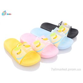 Фотография Шлепки детские летние Лето A6609 mix (24 пар р.30-35) "BBT" недорого оптом от прямого поставщика