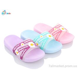 Фотография Шлепки детские летние Лето A6602 mix (24 пар р.30-35) "BBT" недорого оптом от прямого поставщика