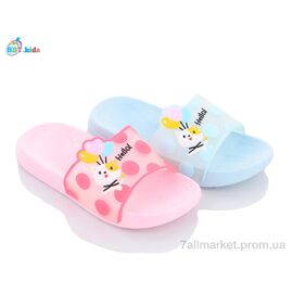 Фотография Шлепки детские летние Лето A6610 mix (24 пар р.30-35) "BBT" недорого оптом от прямого поставщика