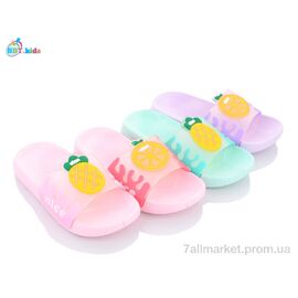 Фотография Шлепки детские летние Лето A6605-1 mix (24 пар р.24-29) "BBT" недорого оптом от прямого поставщика