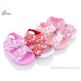 Босоніжки дитячі літні Літо A6621-1 mix (24 пар р.18-23) "BBT" недорого оптом від прямого постачальника