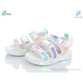 Фотография Босоножки детские летние Лето L6517-3 LED (8 пар р.26-31) "BBT" недорого оптом от прямого поставщика