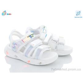 Фотография Босоножки детские летние Лето L6519-2 LED (8 пар р.26-31) "BBT" недорого оптом от прямого поставщика