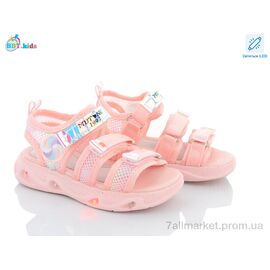 Фотография Босоножки детские летние Лето L6519-1 LED (8 пар р.26-31) "BBT" недорого оптом от прямого поставщика