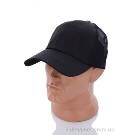 Фотография Кепка для мужчин Лето 1011-2 black (3 шт. р.сетка 57-59) "KUINH" недорого оптом от прямого поставщика