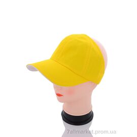 Фотография Кепка женская Лето 1016-6 yellow (3 шт. р.сетка 57-59) "KUINH" недорого оптом от прямого поставщика