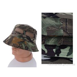 Фотография Панама мужская Лето 1021 mix (5 шт. р.сетка 57-59) "KUINH" недорого оптом от прямого поставщика