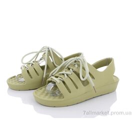 Босоніжки жіночі літні Літо W410-11 green (8 пар р.36-41) "Violeta" недорого оптом від прямого постачальника