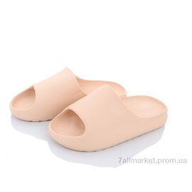 Шльопанці жіночі полегшені Літо W403-3 beige (8 пар р.36-41) "Violeta" недорого оптом від прямого постачальника