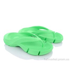 Шльопанці жіночі полегшені Літо W408-16 green (8 пар р.36-41) "Violeta" недорого оптом від прямого постачальника