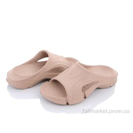 Шльопанці жіночі полегшені Літо W401-4 apricot (8 пар р.36-41) "Violeta" недорого оптом від прямого постачальника