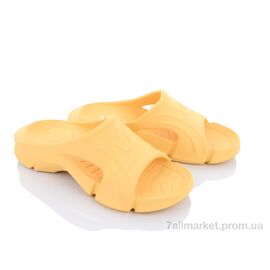 Шльопанці жіночі полегшені Літо W401-8 l.yellow (8 пар р.36-41) "Violeta" недорого оптом від прямого постачальника