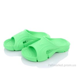 Шльопанці жіночі полегшені Літо W401-16 green (8 пар р.36-41) "Violeta" недорого оптом від прямого постачальника