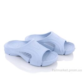 Шльопанці жіночі полегшені Літо W401-18 blue (8 пар р.36-41) "Violeta" недорого оптом від прямого постачальника