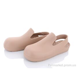 Крокси жіночі літні Літо W402-4 apricot (8 пар р.36-41) "Violeta" недорого оптом від прямого постачальника