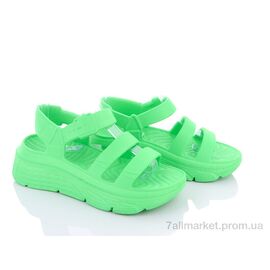 Босоніжки жіночі літні Літо W412-16 l.green (8 пар р.36-41) "Violeta" недорого оптом від прямого постачальника
