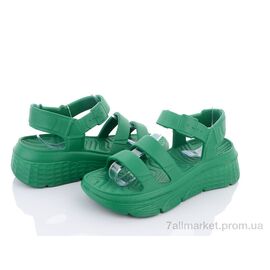 Босоніжки жіночі літні Літо W412-23 green (8 пар р.36-41) "Violeta" недорого оптом від прямого постачальника