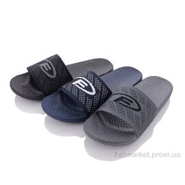 Шльопанці дитячі літні Літо 8451L-12 mix (24 пар р.36-41) "Obuvok" недорого оптом від прямого постачальника