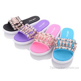 Фотография Шлепки женские облегченные Лето 8459-5 mix (24 пар р.36-41) "Obuvok" недорого оптом от прямого поставщика
