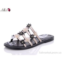 Шльопанці жіночі полегшені Літо 81489-1 (8 пар р.36-41) "Aba" недорого оптом від прямого постачальника