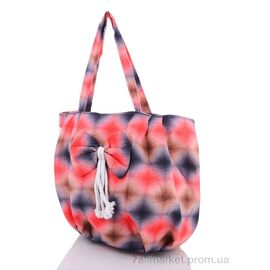 Фотография Сумка женская 13-30 коричнево-червоно-чорний (01947) 33*26*17 см, "Obuvok" недорого оптом от прямого поставщика