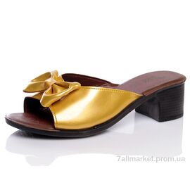 Шльопанці жіночі полегшені Літо Prime SS-ZT-7232 (GOLD) (6 пар р.36-40) "Prime-Opt" недорого оптом від прямого постачальника