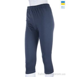 Фотография Бриджи женские Лето Бриджі х/б сірий 4XL (2 шт. р.сетка One size) "VIOLA" недорого оптом от прямого поставщика