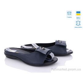 Шльопанці жіночі полегшені Літо Ната синій (7 пар р.36-42) "Golden Natali" недорого оптом від прямого постачальника