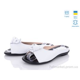 Шльопанці жіночі полегшені Літо Сіма білий (7 пар р.36-42) "Golden Natali" недорого оптом від прямого постачальника