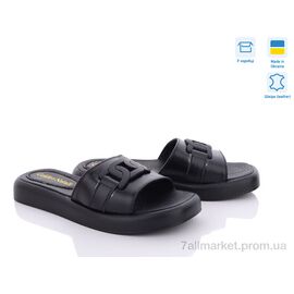 Шльопанці жіночі полегшені Літо Агата ч.ш. (6 пар р.36-41) "Golden Natali" недорого оптом від прямого постачальника