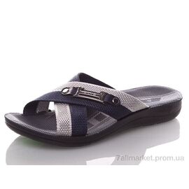 Шльопанці чоловічі пляжні Літо 008 blue (6 пар р.40-44) "Malibu-Обувь" недорого оптом від прямого постачальника
