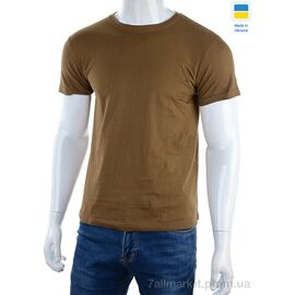 Футболка чоловіча Літо Футболка х/б койот батал (3 шт. р.сітка56-60) "VIOLA" недорого оптом від прямого постачальника