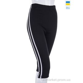 Фотография Бриджи женские Лето Бриджі смужка білий (4XL) (2 шт. р.сетка One size) "VIOLA" недорого оптом от прямого поставщика