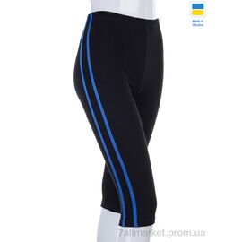 Фотография Бриджи женские Лето Бриджі смужка синій (4XL) (2 шт. р.сетка One size) "VIOLA" недорого оптом от прямого поставщика