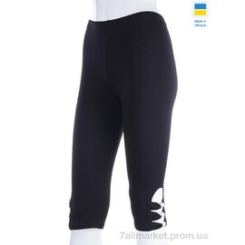 Бриджі жіночі Літо Бриджі 3 банти чорний норма (4 шт. р.сітка44-50) "VIOLA" недорого оптом від прямого постачальника