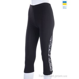 Бриджі жіночі Літо Бриджі гіпюр чорний батал (5 шт. р.сітка50-58) "VIOLA" недорого оптом від прямого постачальника