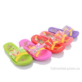 Фотография Шлепки детские летние Лето 3037-3N mix (36 пар р.24-29) "Sydney" недорого оптом от прямого поставщика
