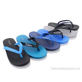 Фотография Шлепки мужские пляжные Лето Y91 mix (36 пар р.40-45) "Sydney" недорого оптом от прямого поставщика