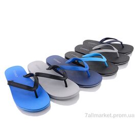 Фотография Шлепки мужские пляжные Лето Y91-1 mix (36 пар р.40-45) "Sydney" недорого оптом от прямого поставщика