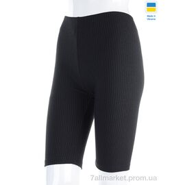 Фотография Велосипедки Лето Велотреки рубчик чорний батал (3 шт. р.сетка 52-56) "VIOLA" недорого оптом от прямого поставщика