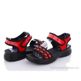 Фотография Босоножки женские летние Лето 7912 red (8 пар р.36-41) "GoldStar" недорого оптом от прямого поставщика